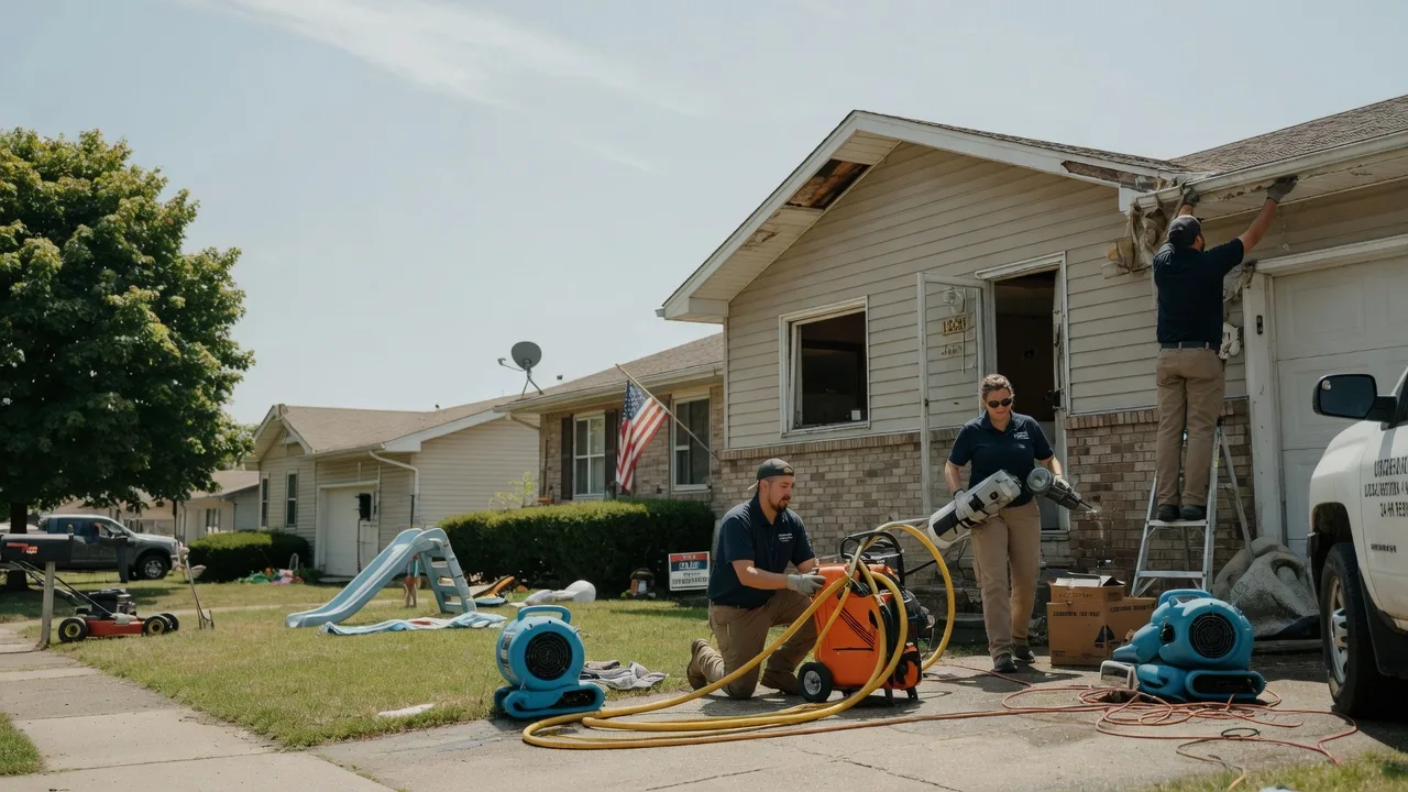 Water Damage Restoration in Manilla, IN near me